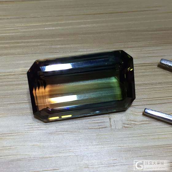 协隆小陈：特价出一颗 全净西瓜碧玺_刻面宝石碧玺