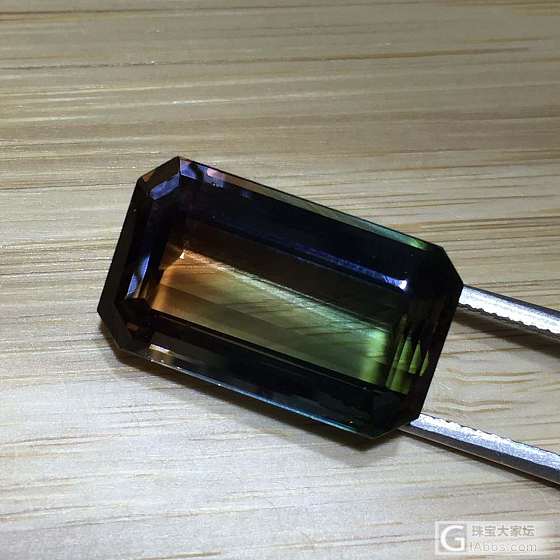 协隆小陈：特价出一颗 全净西瓜碧玺_刻面宝石碧玺