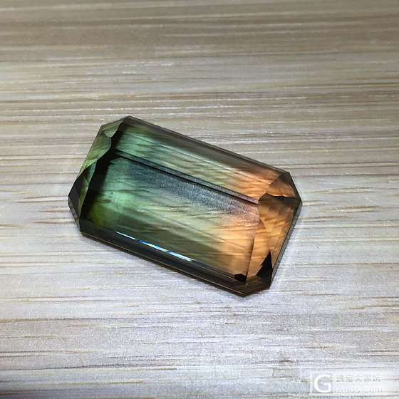 协隆小陈：特价出一颗 全净西瓜碧玺_刻面宝石碧玺