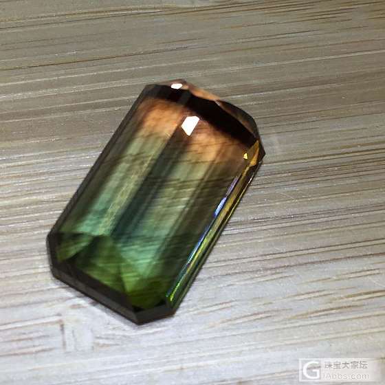 协隆小陈：特价出一颗 全净西瓜碧玺_刻面宝石碧玺