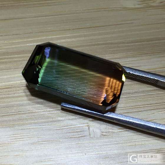 协隆小陈：特价出一颗 全净西瓜碧玺_刻面宝石碧玺