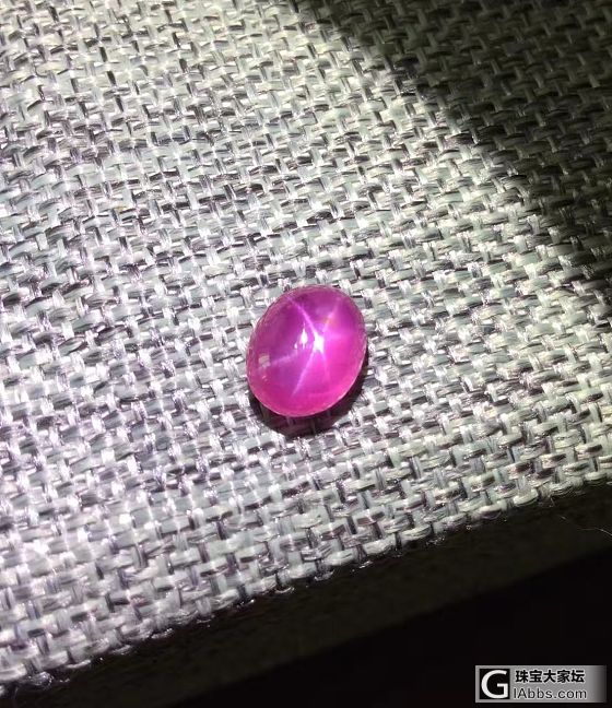 ##中颐天然无烧星光红宝石##  3.65ct_蛋面红宝石中颐彩色宝石