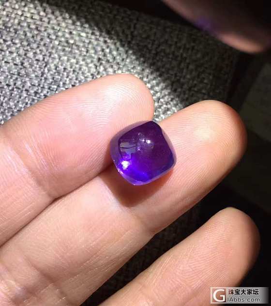 ##中颐天然无烧糖果切割紫色蓝宝石##  10.88ct  GIC证书_刻面宝石蓝宝石中颐彩色宝石