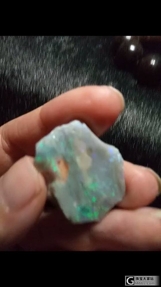 上次有人问我黑欧，现在有啦，新开一贴吧_打磨原石欧泊