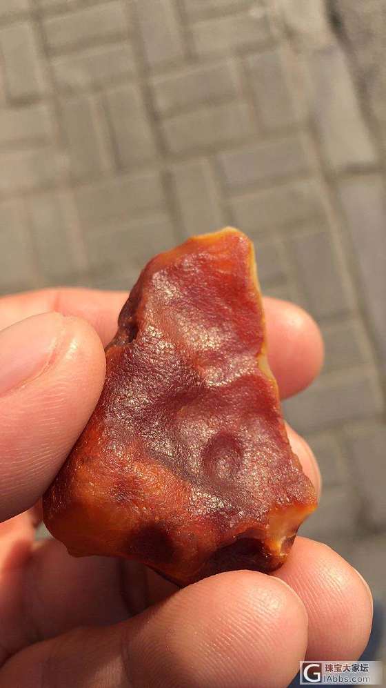 新手入新蜡 请大神给看一下_蜜蜡原石