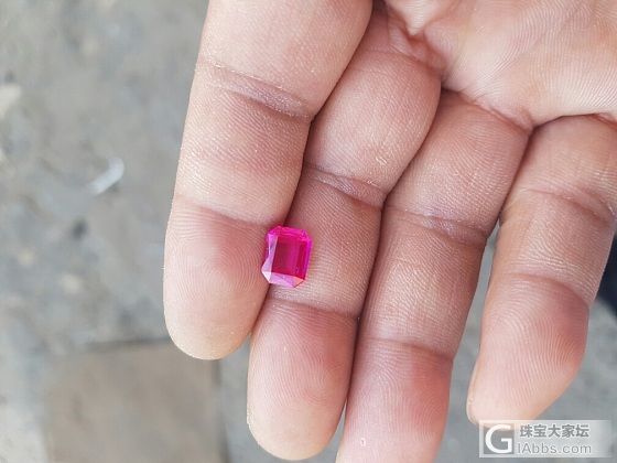 是真的么 这么便宜 莫桑比克红宝2.8 桃红尖晶4.45_刻面宝石红宝石尖晶石