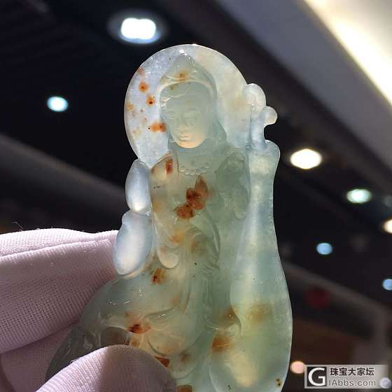 种老 撒金 宝瓶观音_挂件