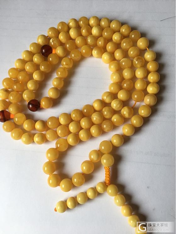 新入手珠子 请大神们帮忙掌掌眼_珠串琥珀蜜蜡