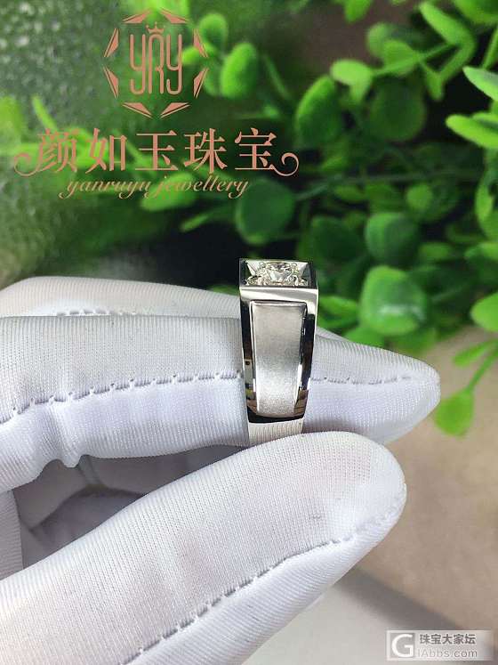 拉沙男戒_钻石戒指颜如玉镶嵌