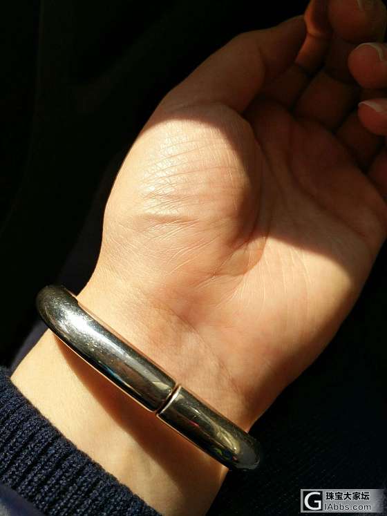 就是喜欢素颜的你_手镯银