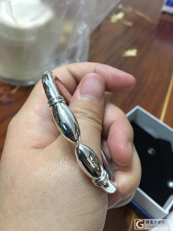 你们猜谁家的！抛光和器型都棒棒的！_手镯银