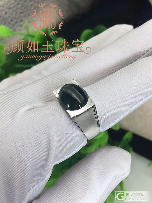 翡翠男戒_翡翠戒指颜如玉镶嵌