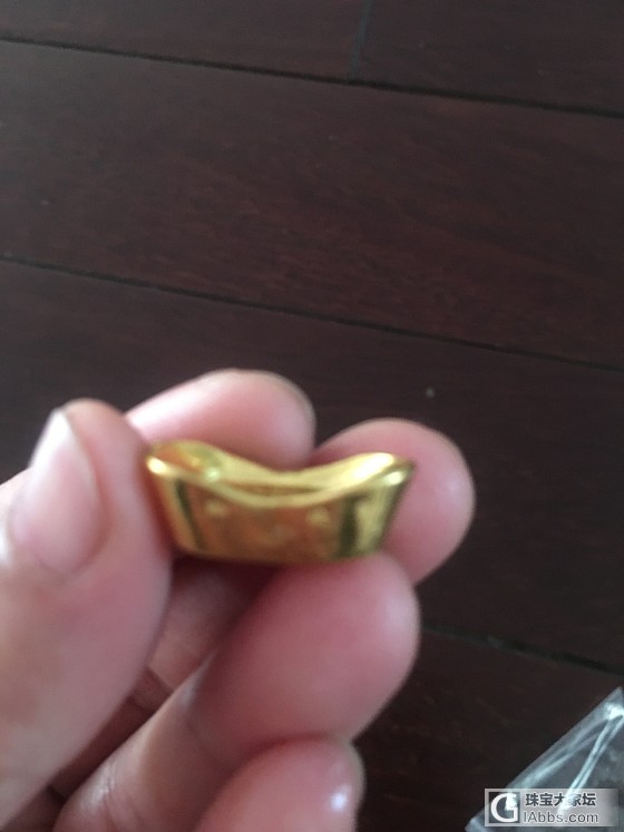 周大福的老金元宝！_金银锭金