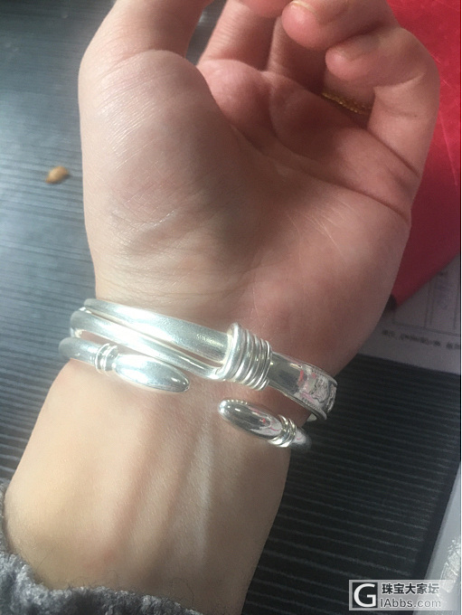 你们猜谁家的！抛光和器型都棒棒的！_手镯银