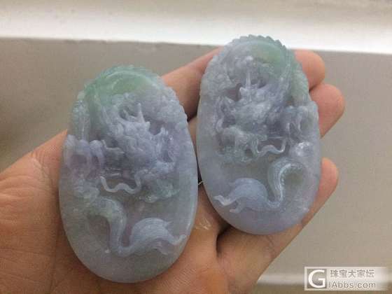 一对龙牌_玉工