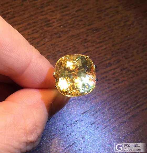 ##中颐收藏级别天然无烧黄色蓝宝石##  25.35ct  GRS证书_刻面宝石蓝宝石中颐彩色宝石