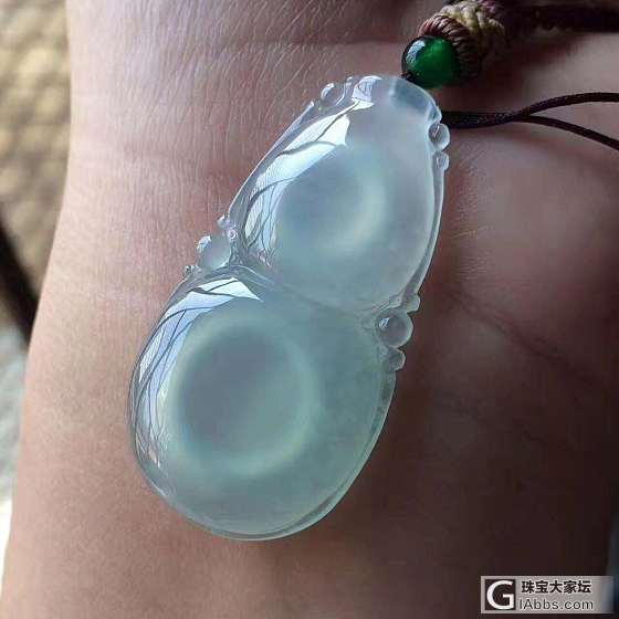 【嘉瑞珠宝】冰种葫芦_挂件翡翠