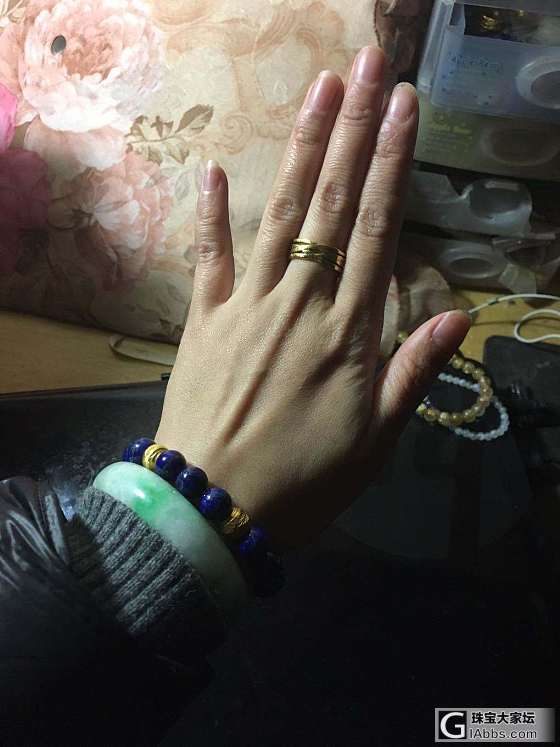 晒小金子，其实是晒手的，哇哈哈哈哈哈哈_珠串金