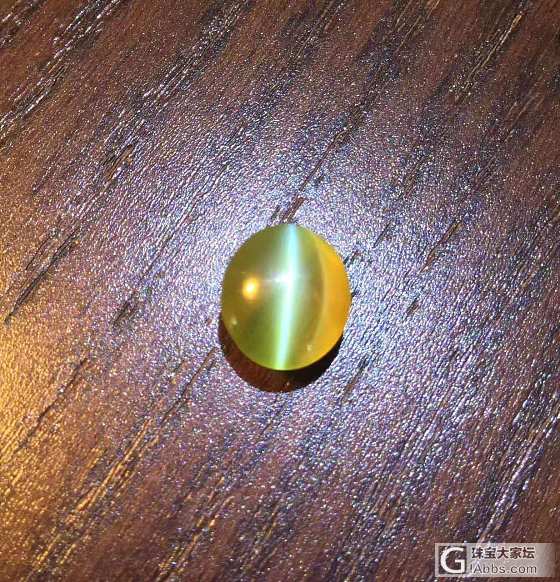 ##中颐斯里兰卡蜜糖色猫眼##  5.11ct  GRS证书_猫眼金绿宝石中颐彩色宝石