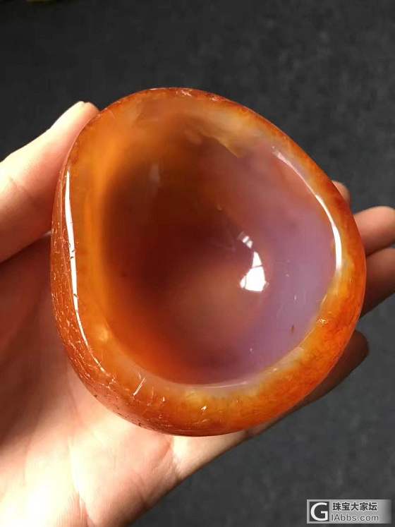 玛瑙原石杯，新货出炉照，尺寸约75*60*35_摆件玛瑙