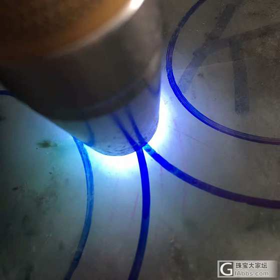 木那冰种手镯料！(行家看皮就明白)_原石翡翠