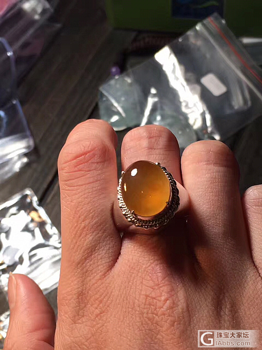 黄翡戒指_戒指翡翠