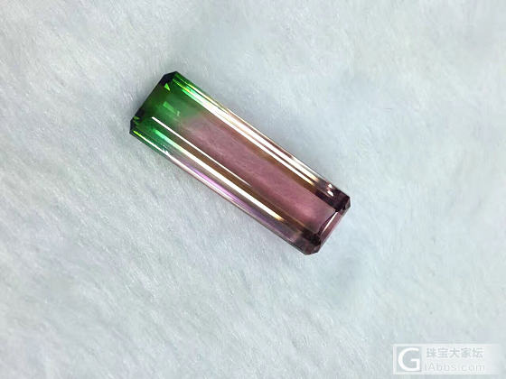 西瓜碧玺，完美，性价比好的一塌糊涂_刻面宝石碧玺