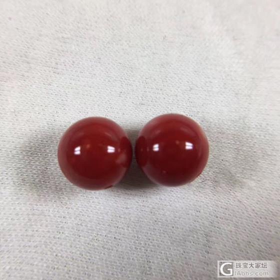 阿卡牛血配珠，直径10.8mm 3.5克_珊瑚