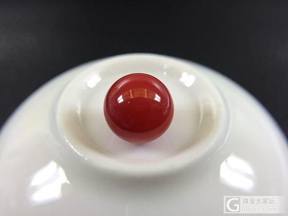 阿卡珊瑚圆珠，直径10mm 1.45克 完美全品_珊瑚