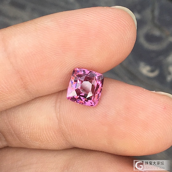 2.62ct 坦桑尼亚 粉色 浅粉 枕形 Malaya 石榴石 收藏 镶嵌定制_刻面宝石石榴石