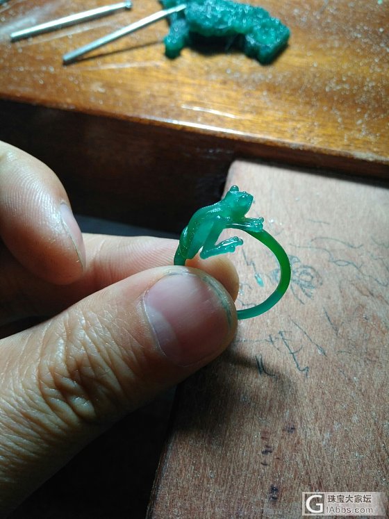 新出青蛙戒指_戒指金工