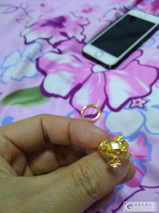 新出青蛙戒指_戒指金工