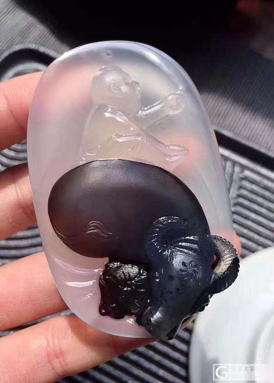 老师叫你去读书，你跑去放牛，呵呵_挂件玉髓