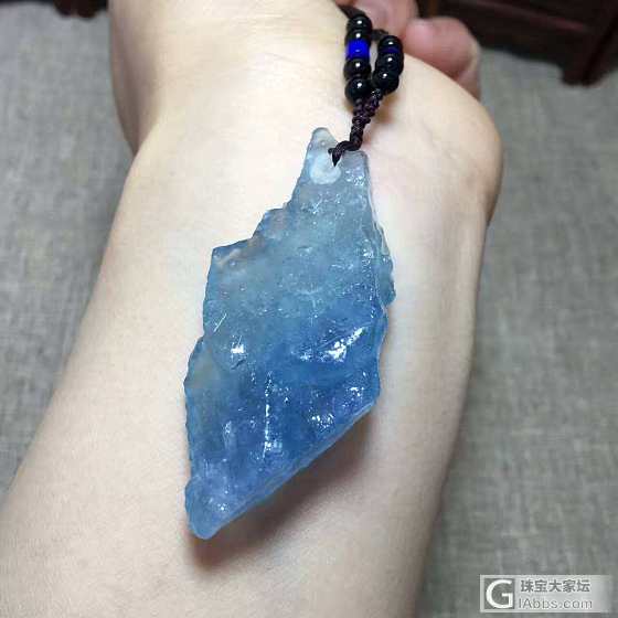 海蓝宝原石吊坠_吊坠海蓝宝