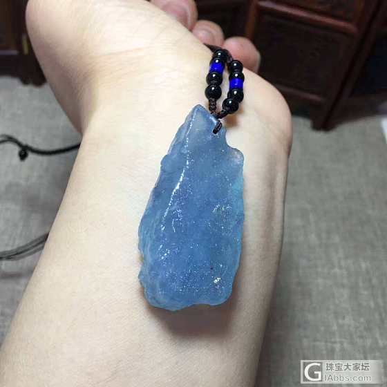 海蓝宝原石吊坠_吊坠海蓝宝