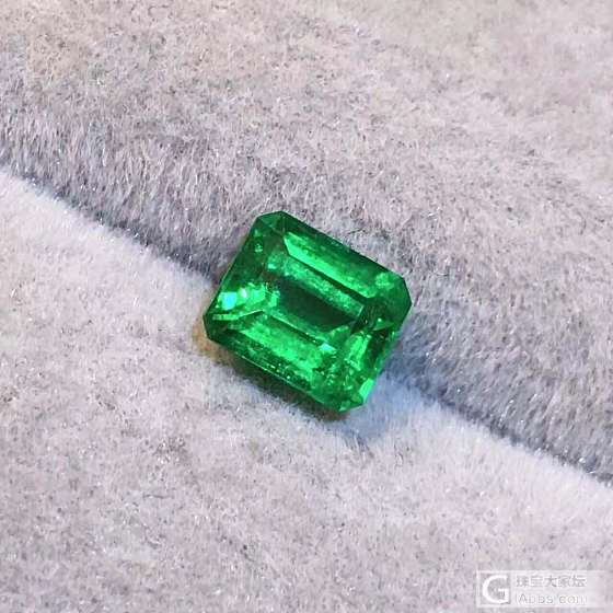 1.12ct，哥伦比亚祖母绿，木佐，微油，晶体非常通透，干净，切割完美，火彩好，..._祖母绿