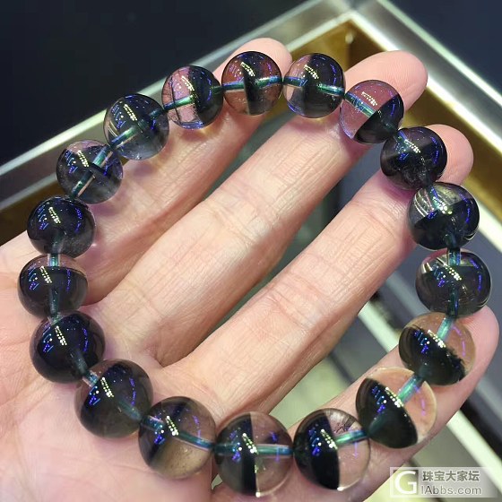 绿幽灵聚宝盆墨绿🈚️红皮噢 这样一条什么价位 11.5mm_绿幽灵幽灵晶珠串