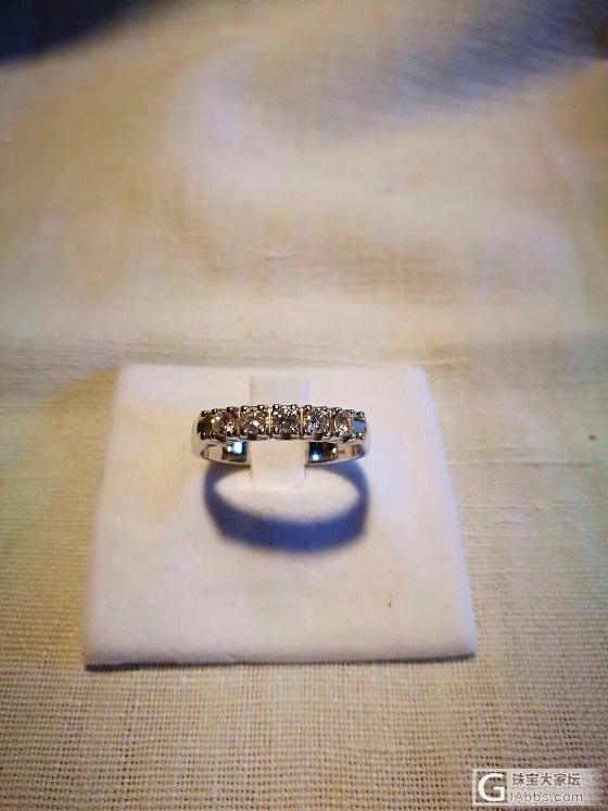 古董 排钻戒指 eternity ring_钻石戒指