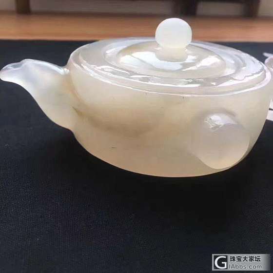 茶壶茶杯一套_玉髓玛瑙