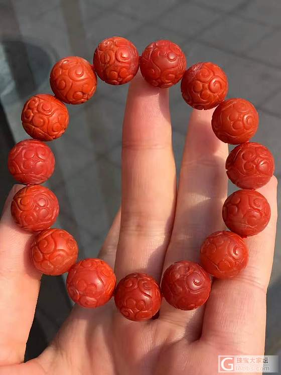30mm南红大单珠镇楼_南红配件