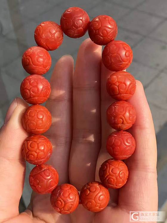 30mm南红大单珠镇楼_南红配件