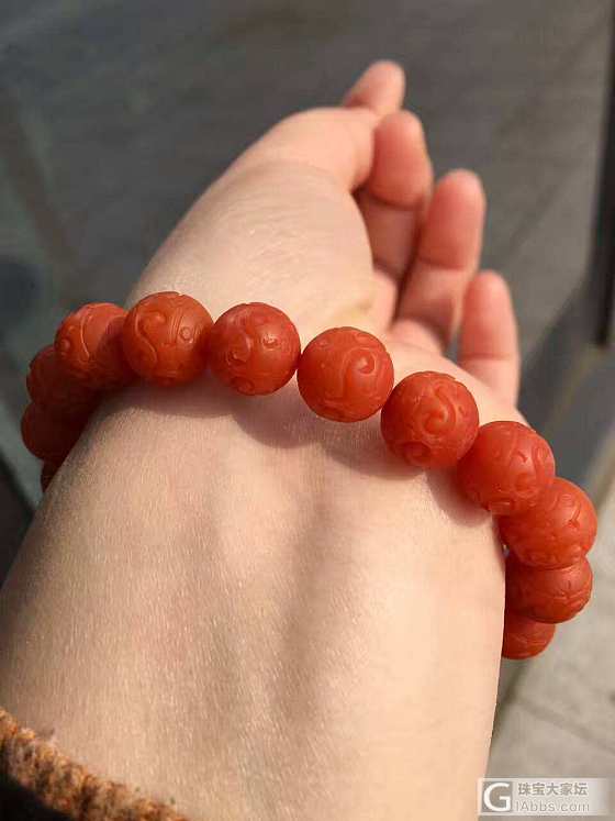 30mm南红大单珠镇楼_南红配件