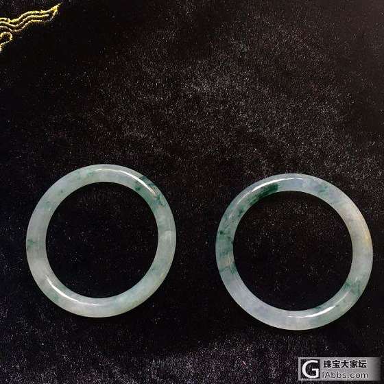 小手寸飘花手镯_翡翠