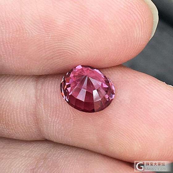 3.43ct 坦桑尼亚 浅粉 粉色 椭圆 全净 Malaya 石榴石 镶嵌定制_石榴石
