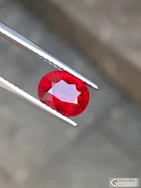 2.01ct。无烧鸽血红，带GRS证书，103518。晶体好，切割周正，价格合适..._红宝石
