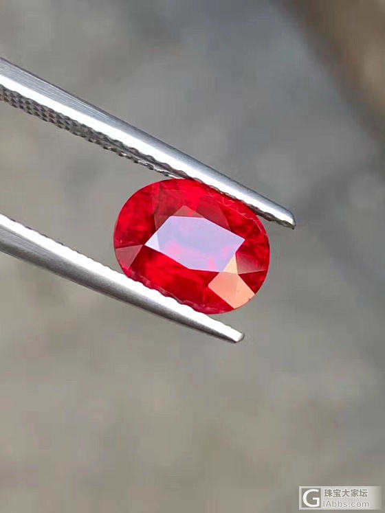 2.01ct。无烧鸽血红，带GRS证书，103518。晶体好，切割周正，价格合适..._红宝石