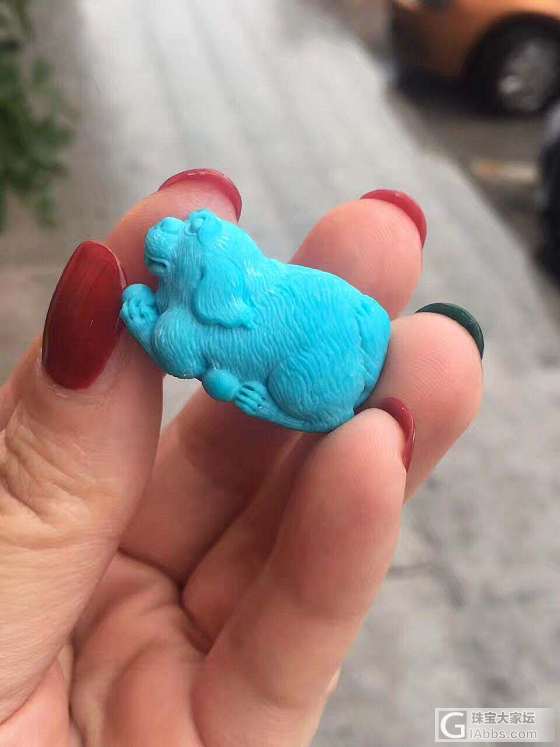 洞子沟高瓷蓝
克重12g_松石