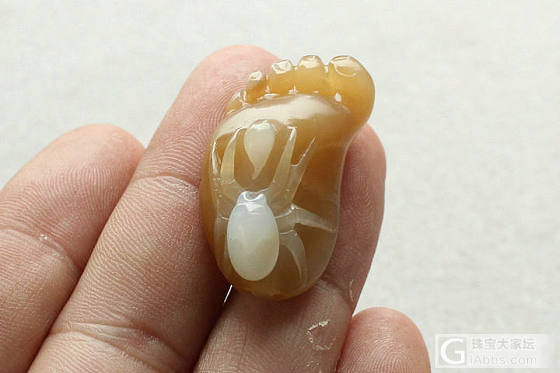 【荣毅】4月5上新：两件糖白玉小精品！_挂件糖玉
