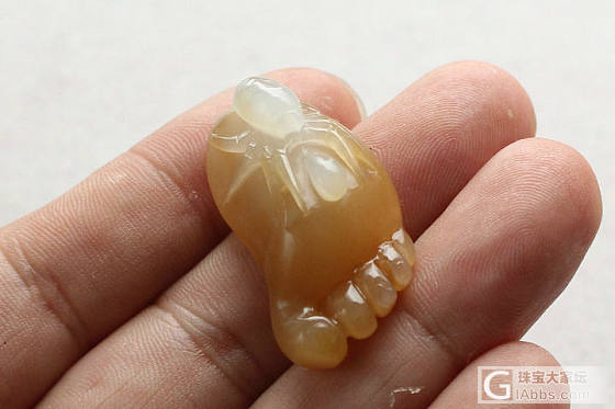 【荣毅】4月5上新：两件糖白玉小精品！_挂件糖玉