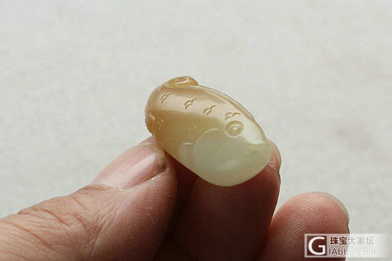 【荣毅】4月5上新：两件糖白玉小精品！_挂件糖玉